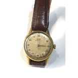 1940s Tissot Antimagnetique gents wristwatch presentation back dated 1948, watch winds and ticks but