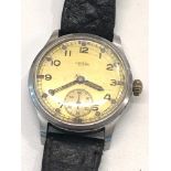 Vintage Unitas A T P Army trade pattern military issued WW2 mens watch, this is sold for spares