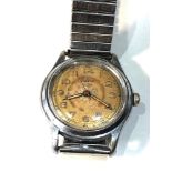 Vintage military type Helvetia wristwatch the watch is ticking but no warranty given please see