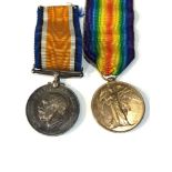 ww1 medal pair to 180490 gunner j knowles royal artillery