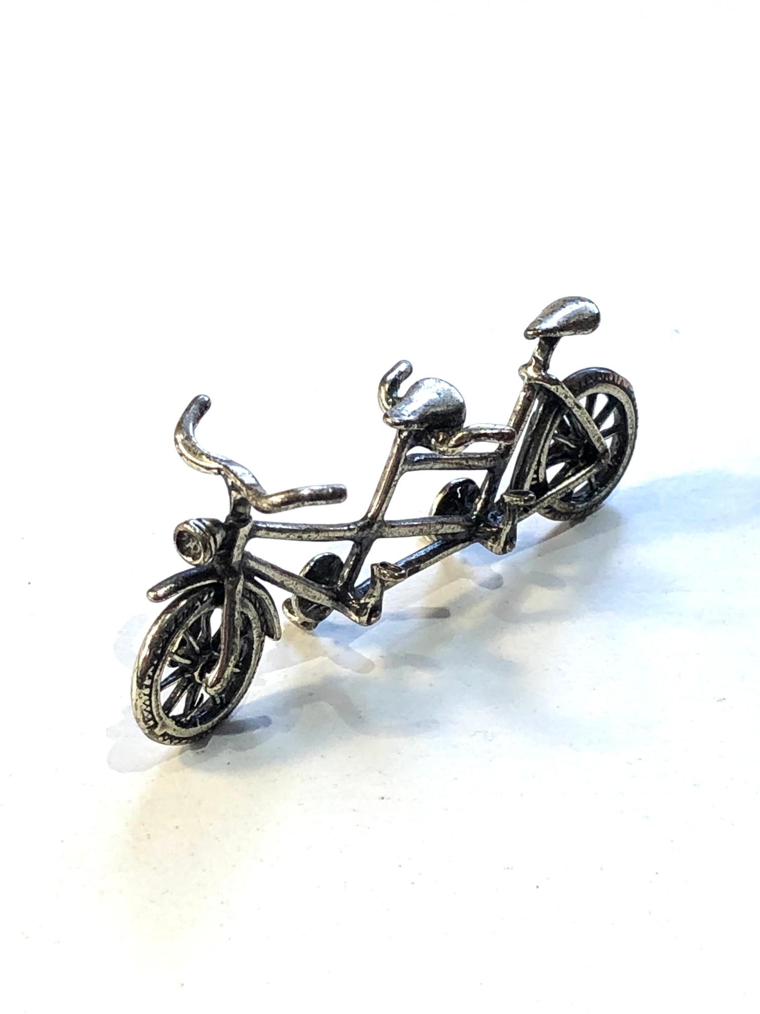 Vintage dutch silver miniature tricycle dutch silver hallmark - Image 2 of 3