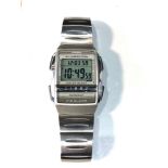 Vintage 90s Casio A220 Futurist module 1922 mens digital quartz wristwatch in working order