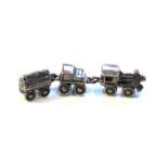 Vintage dutch silver miniature train set dutch silver hallmark