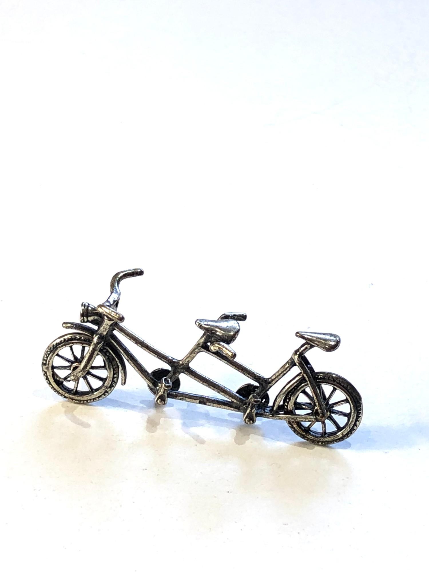 Vintage dutch silver miniature tricycle dutch silver hallmark