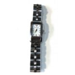 Emporio Armani ladies mop dial stainless steel wristwatch in working order