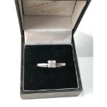 Platinum 950 diamond solitaire ring weight 4.8g diamond measures approx 4.5mm dia