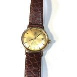 9ct gold Tissot automatic seastar seven watch is ticking but no warranty given