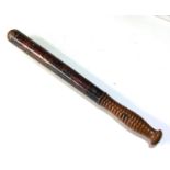 Victorian Police truncheon stamped on end parker 233 holborn