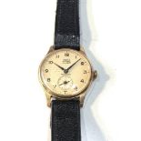 Vintage Smiths Astral gents wristwatch watch is not ticking no warranty given 15 jewel spares or