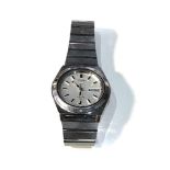 Vintage Seiko 5 automatic day date 7009-8610 gents wristwatch and strap the watch is ticking but