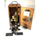 Carl Zeiss Wetzlar microscope boxed