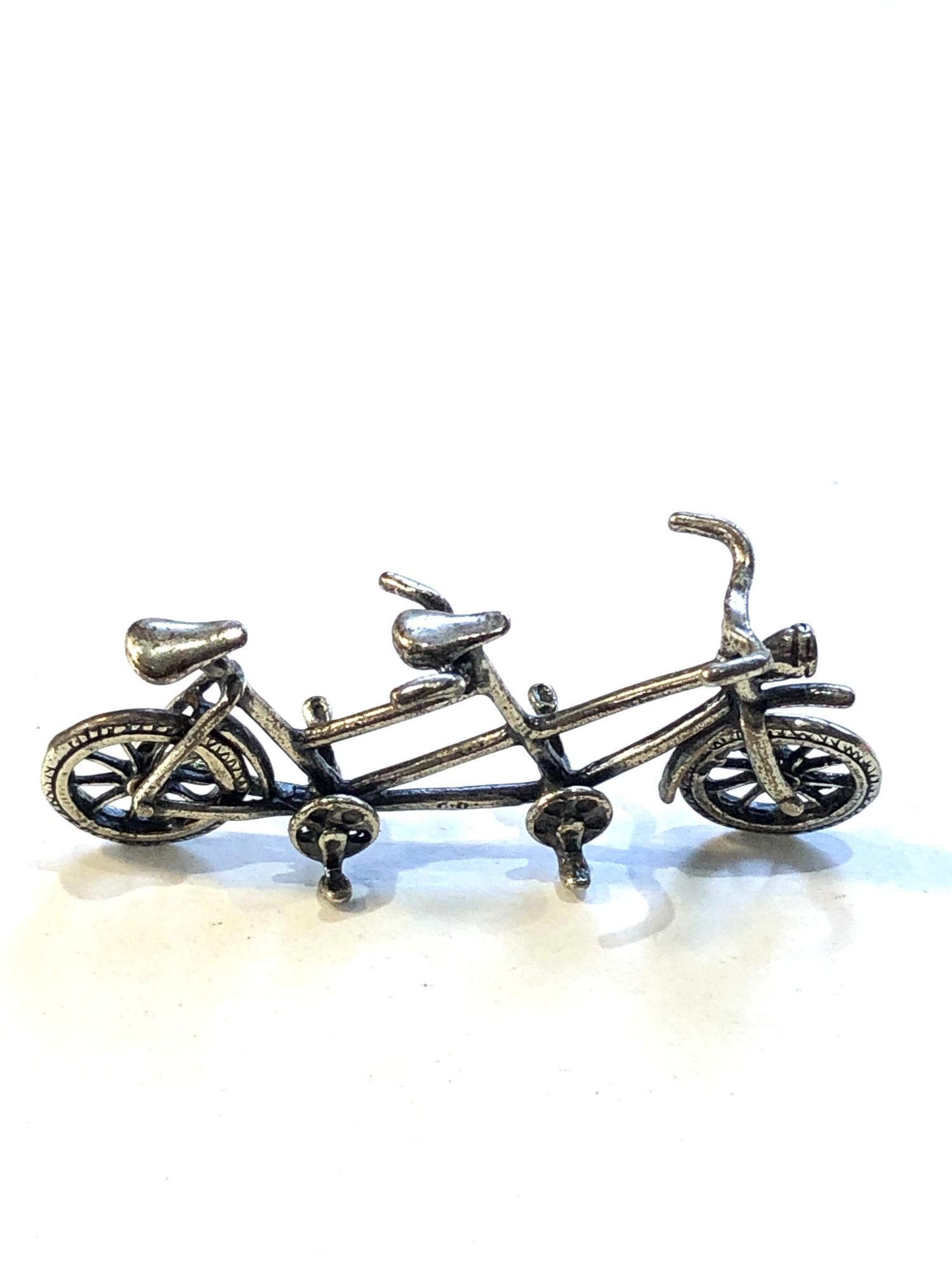 Vintage dutch silver miniature tricycle dutch silver hallmark - Image 3 of 3
