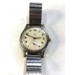 Vintage Smiths deluxe gents wristwatch watch is ticking but no warranty given ahe related wear to