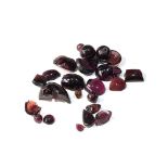 94ct of loose garnet full and part gems