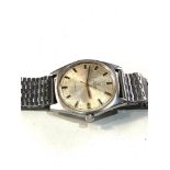 Vintage Men's Omega automatic Geneve wristwatch the watch is ticking but no warranty is given