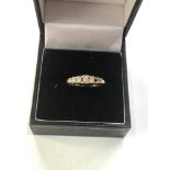 14ct gold diamond ring miising diamond weight 2.3g