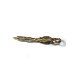 9ct gold dart charm / pendant 2.3g