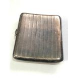 Silver cigarette case weight 103g