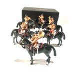 Britains Set of 6 Lifeguards Mounted Band Set