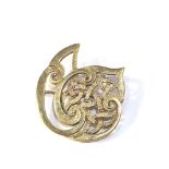 9ct gold ola Gorie brooch 7.3g