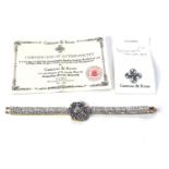 Camrose & Kross Jackie Kennedy bracelet with certificate