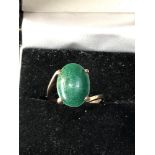 Vintage 10ct gold turquoise ring weight 3.4g