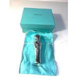 Tiffany & Co 925 Sterling silver perfume spray dispenser original box and bag measures approx 10cm