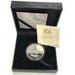2019 south african 999 silver krugerrand coin box and c.o.a