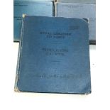 Collection of 5 flying log books relating to L.B Gallagher 1944-77 first entry in R.C.A.F log 15-2.