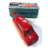 Corgi 203M mechanical Vauxall Velox Saloon in original box poor condition flaps missing car in