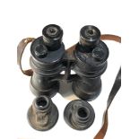 Military german u-boat Kreigsmarine binoculars 7x50 beh 456458 strap clip broken