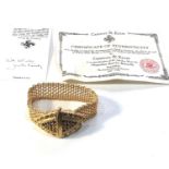 Camrose & Kross Jackie Kennedy bracelet with certificate