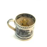 Antique frog mug age related marks and chips