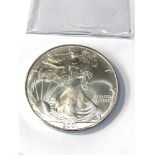 2001 American Eagle Liberty 1 oz Silver $1 One Dollar Coin