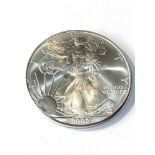 2002 American Eagle Liberty 1 oz Silver $1 One Dollar Coin