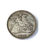 Victorian 1889 silver crown