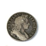 Great Britain William 111 silver 1700 Half Crown