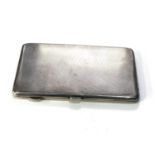 Large silver cigarette case weight 212g
