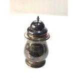 Silver sugar caster weight 93g measures approx 12.5cm tall