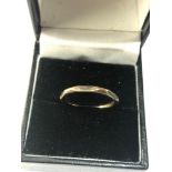 9ct gold elephant/rhino hair set ring