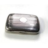 Antique silver cigarette case weight 86g