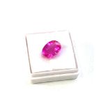 Loose pink sapphire weight 1.292g 6.43ct