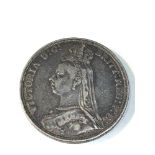 1887 Victorian silver crown