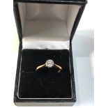 18ct gold diamond ring est. 0.56ct weight 2.4g