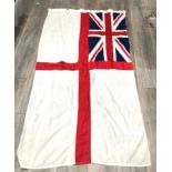 Large Vintage british flag stitched panels measures approx 6ft by 3ft