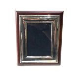 Silver picture picture frame measures approx 20cm by 16.5cm