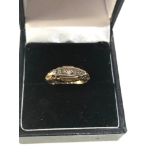 18ct gold diamond ring weight 2.8g