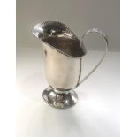 Large german silver milk jug measures approx 14cm tall weight 230g