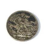 1889 Victorian silver crown