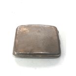 Silver cigarette case weight 115g